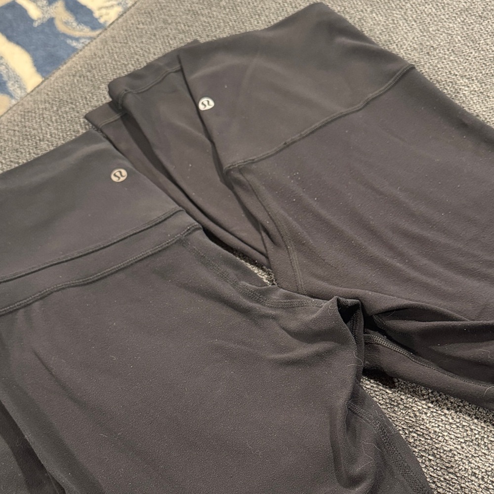 Lululemon Black High-Rise Leggings (2-Pair)